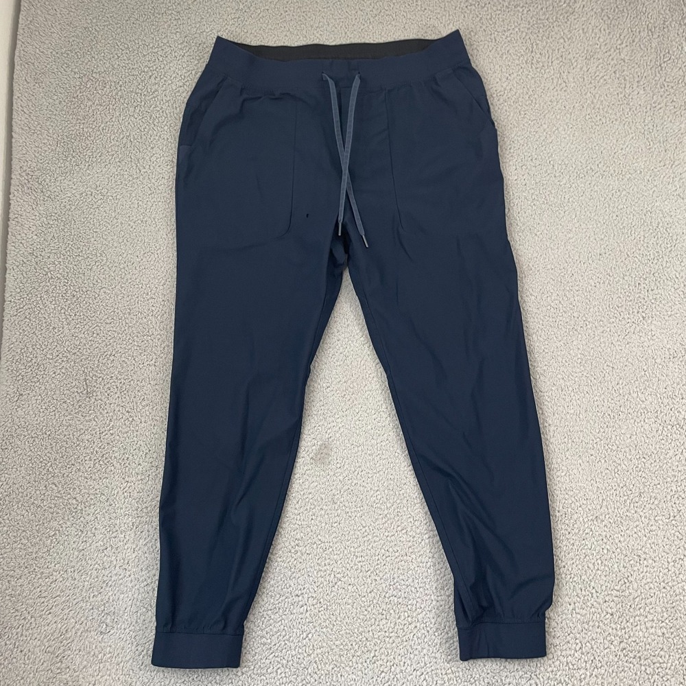 Lululemon ABC Warpstreme Joggers Men 2XL Navy M5AOLS Athleisure Drawstring